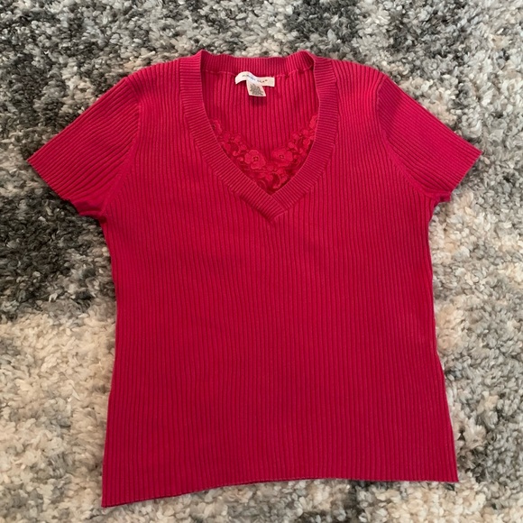 August Silk Women’s Pink Blouse Size XL - Picture 4 of 13